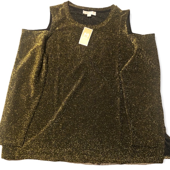 Off the shoulder Long Sleeve Michael Kors Shirt - Picture 2 of 5